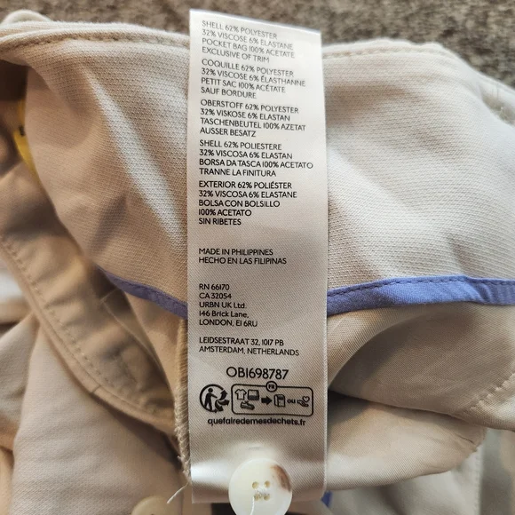 Anthropologie Mauve High Rise Tie Waist Culottes Size 2 - Picture 5 of 8